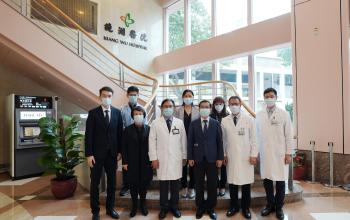 衛生局副局長鄭成業等人參訪鏡湖中醫科