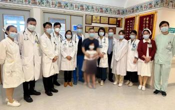 鏡湖甲流急性壞死性腦病患兒康復出院