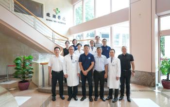 廣西科學院區域與國際合作部部長吳軍華一行來訪鏡湖