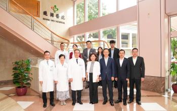 中國人壽澳門青年協會一行來訪鏡湖醫院